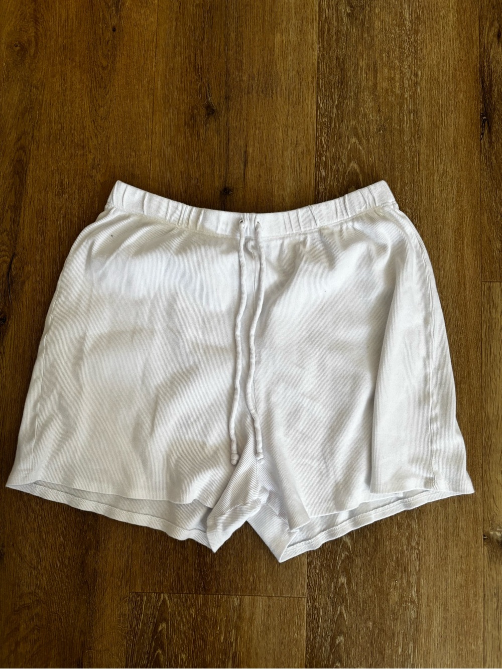 Anthropologie Saturday Sunday White Knit Lounge Shorts